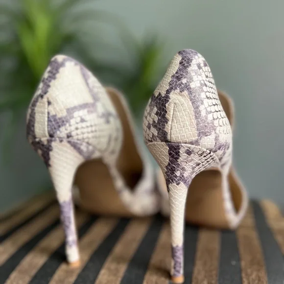 Steve Madden Elegant Snakeskin Patterned Heels size 10 - Picture 5 of 10